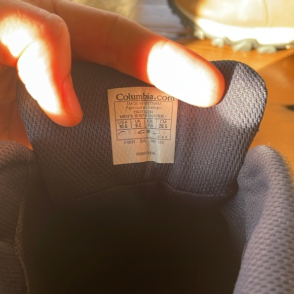 Columbia Boots (no laces)